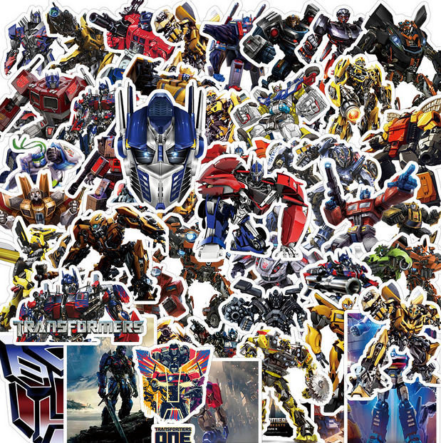 5 Random Transformers Autobots Stickers