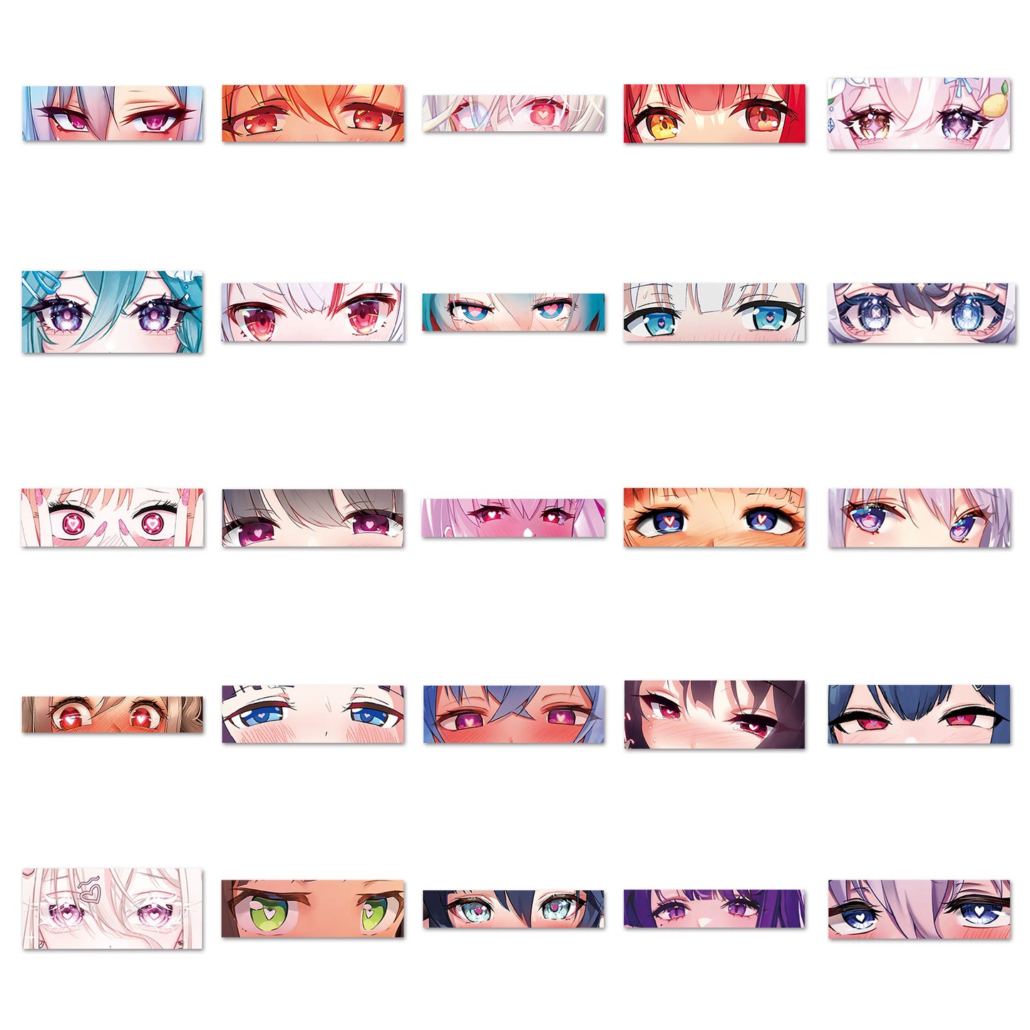 5 Random Waifu Eye Stickers