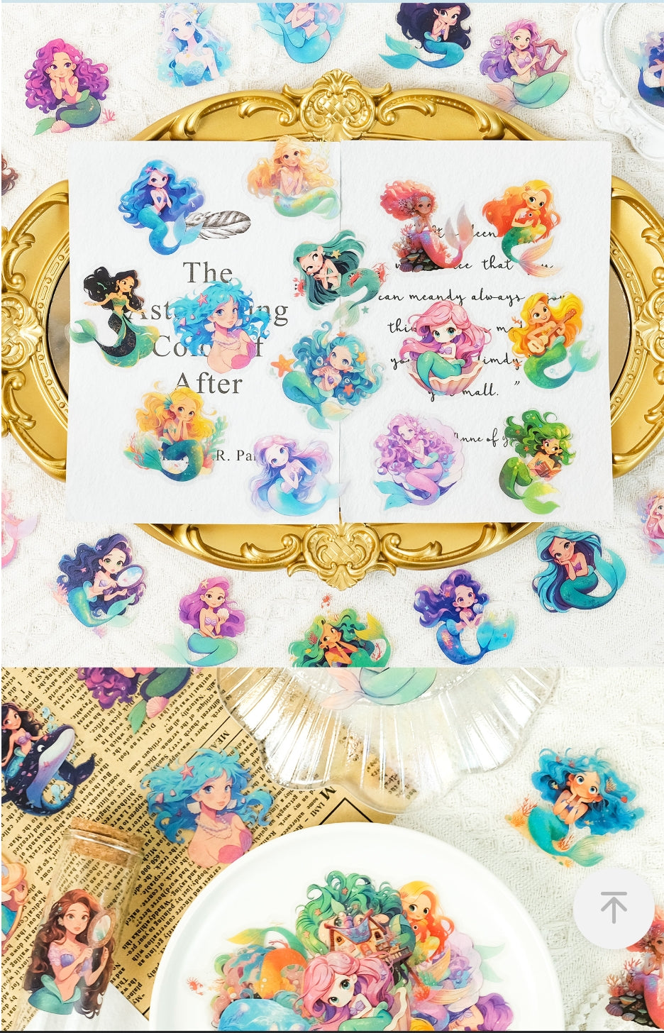 5 Random Mermaid Cute Stickers