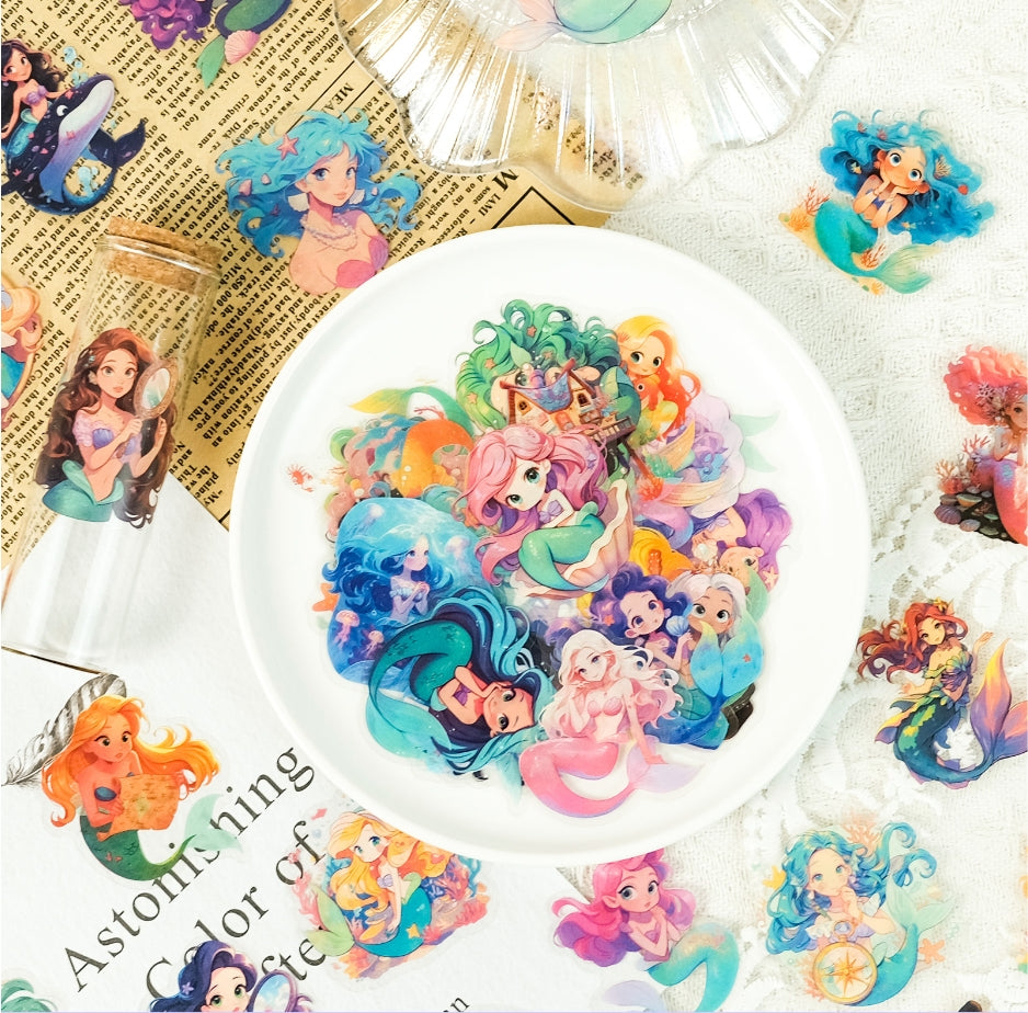 5 Random Mermaid Cute Stickers