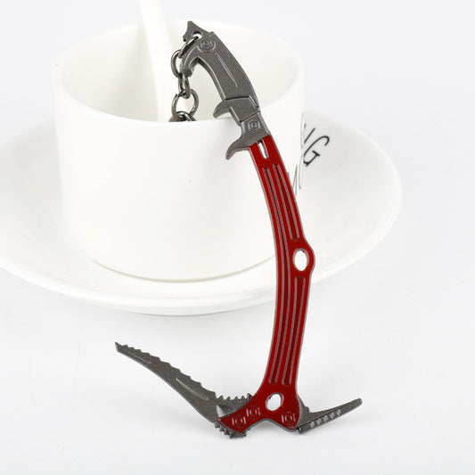 Lara’s Pickaxe Keychain – Tomb Raider Inspired Survival Tool Mini Replica