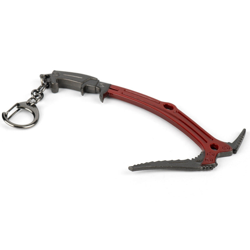Lara’s Pickaxe Keychain – Tomb Raider Inspired Survival Tool Mini Replica