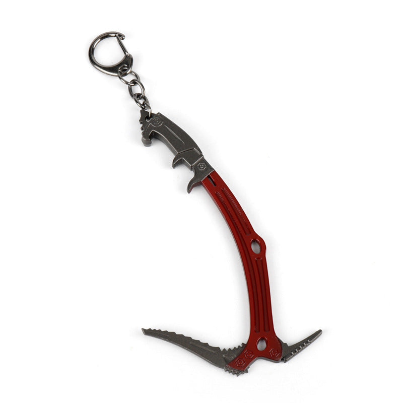 Lara’s Pickaxe Keychain – Tomb Raider Inspired Survival Tool Mini Replica