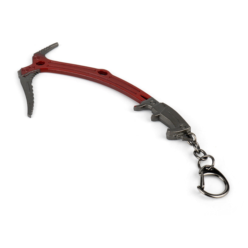 Lara’s Pickaxe Keychain – Tomb Raider Inspired Survival Tool Mini Replica