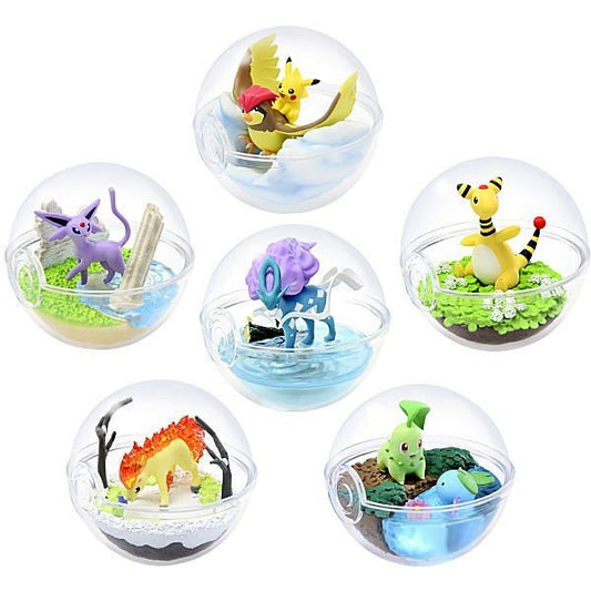 PokeMon Pokeball Terrarium Set Fi5e