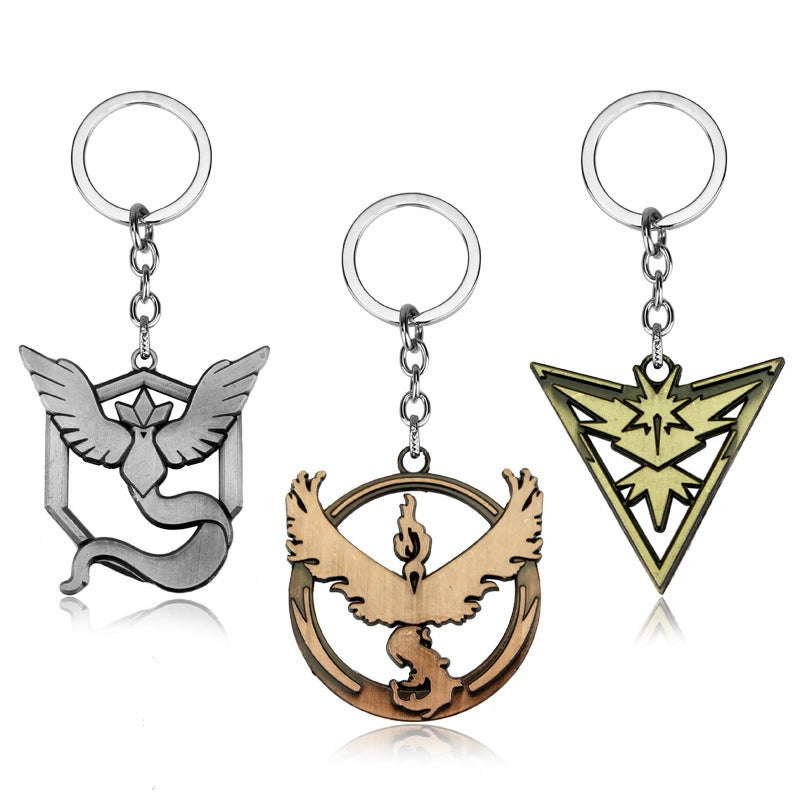 The Legendary Birds Emblem Keychain (Pokemon)