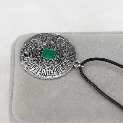 The Maze Runner – Maze Keychain | Metallic Labyrinth Emblem