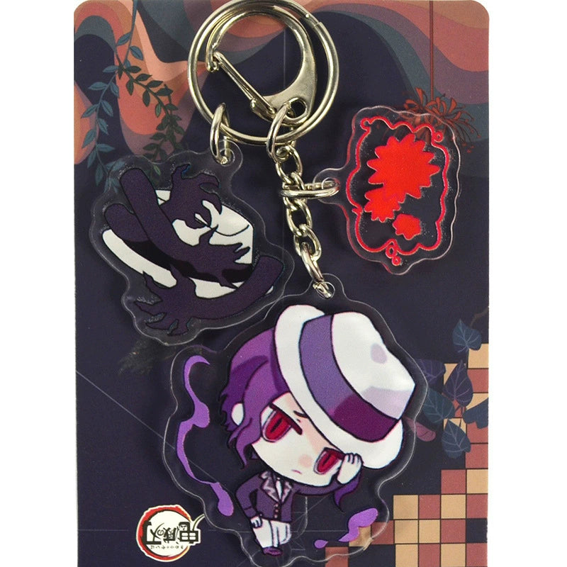 Demon Slayer Acrylic Chibi Character Set Keychains