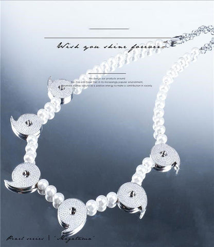 Uchiha Mangekyou Pearl Necklace – Naruto-Inspired Luxury Jewelry