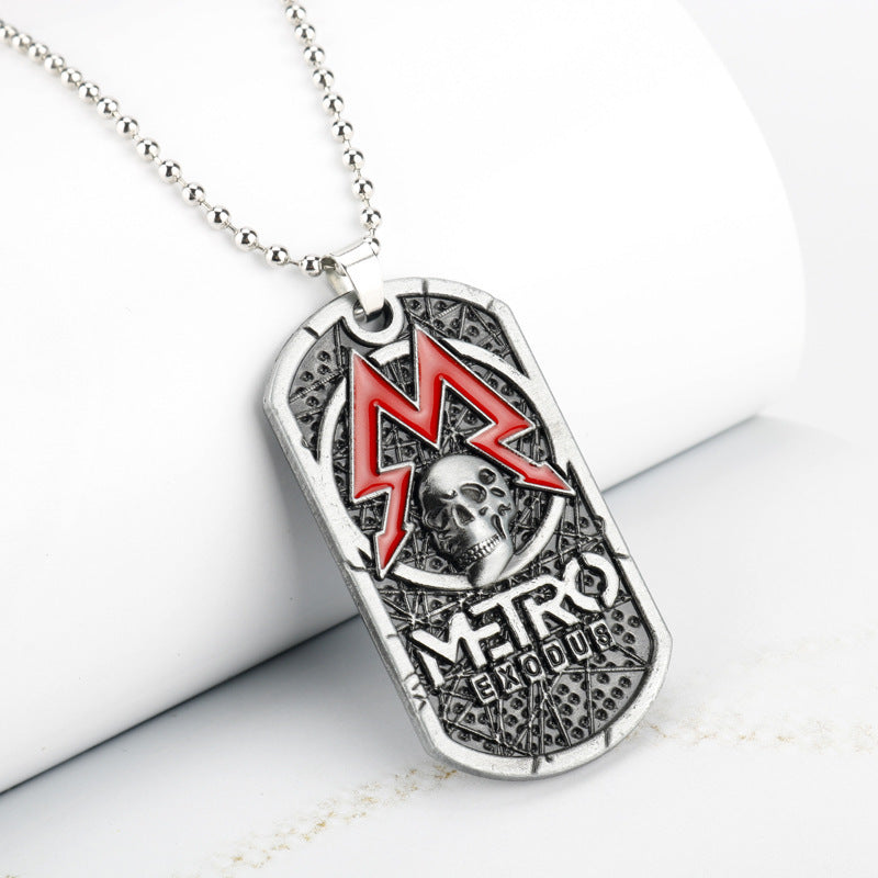 Metro Exodus Dogtag Keychain/Pendant – Artyom’s Military ID Inspired Accessory