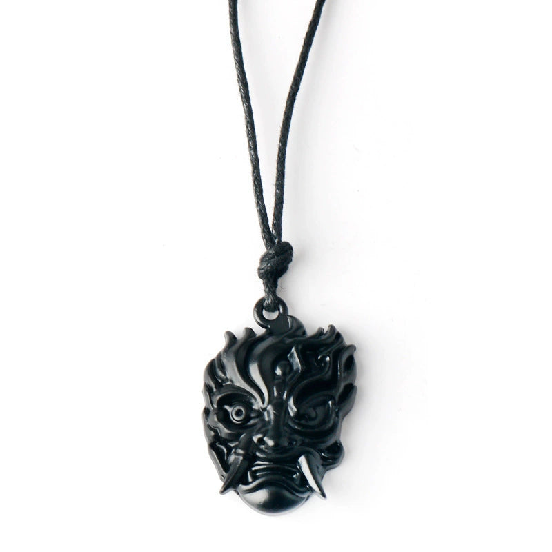 Samurai Mask Keychain/Pendant – Cyberpunk 2077 Inspired Metal Accessory