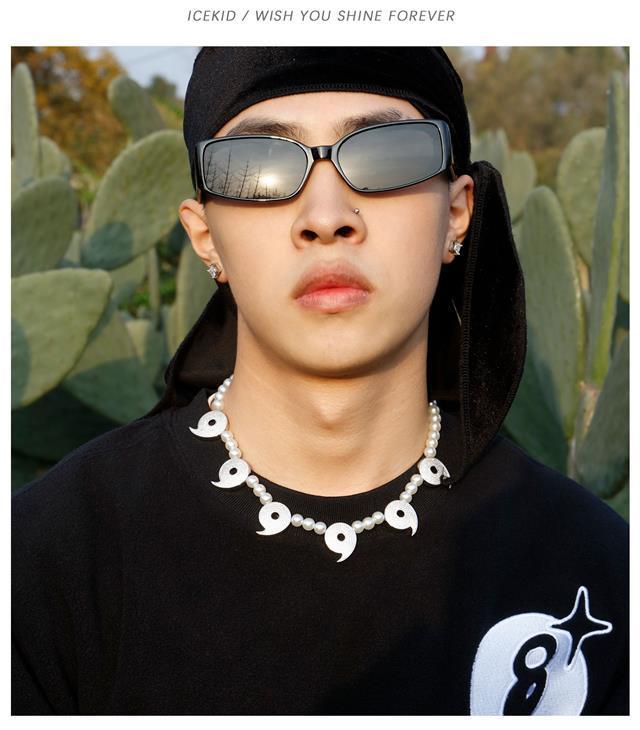 Uchiha Mangekyou Pearl Necklace – Naruto-Inspired Luxury Jewelry