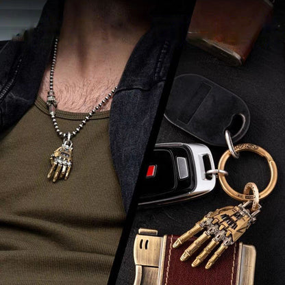 Bionicle Manipulator Hand Pendant – Super Premium Articulated Mecha-Inspired Collectible