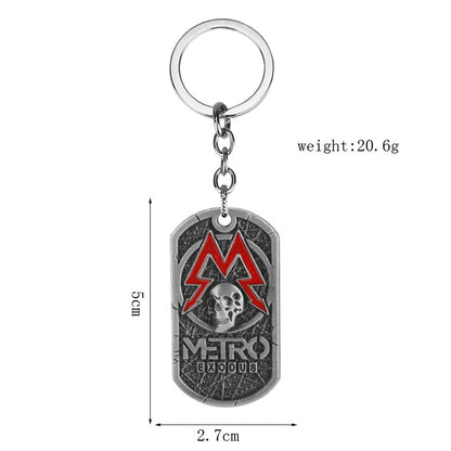 Metro Exodus Dogtag Keychain/Pendant – Artyom’s Military ID Inspired Accessory