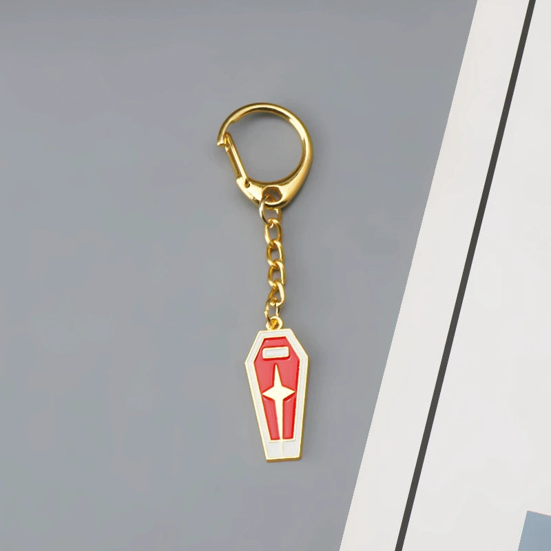 Bandai Logo & Gundam Shield Gold Keychain – Premium Mecha Collectible Accessory