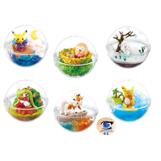 PokeMon Pokeball Terrarium Set 8ight {Spl. Drop}
