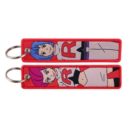 Pokemon Embroidery Keychains