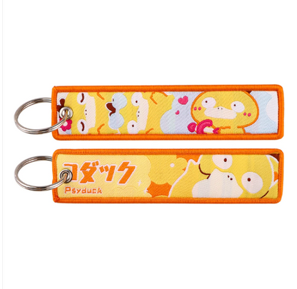 Pokemon Embroidery Keychains