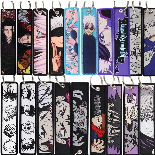 Jujutsu Kaisen Embroidery Keychains