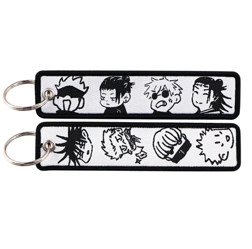Jujutsu Kaisen Embroidery Keychains
