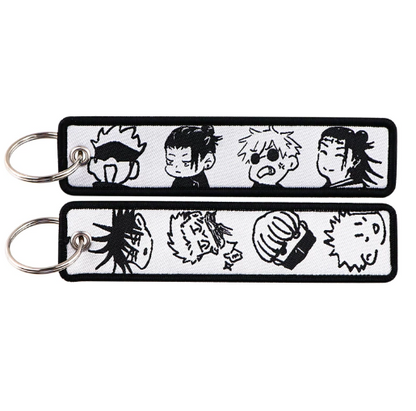 Jujutsu Kaisen Embroidery Keychains