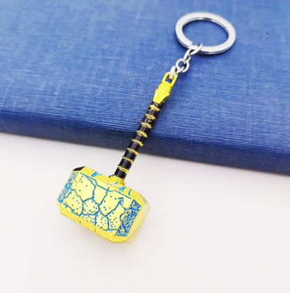 Thors Hammer Metal Keychains