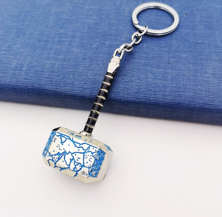 Thors Hammer Metal Keychains