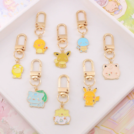 Pokemon Enamel Keychains