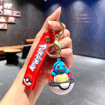 Pokemon Pokeball Rubber Keychains