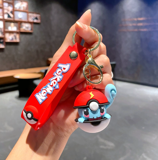 Pokemon Pokeball Rubber Keychains