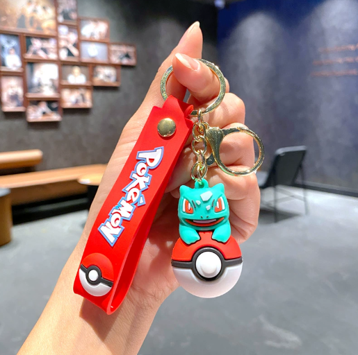 Pokemon Pokeball Rubber Keychains