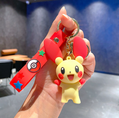 Pokemon Classic Rubber Keychains