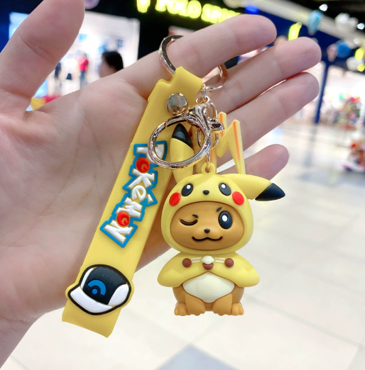 Pokemon Eeevelution Rubber Keychains