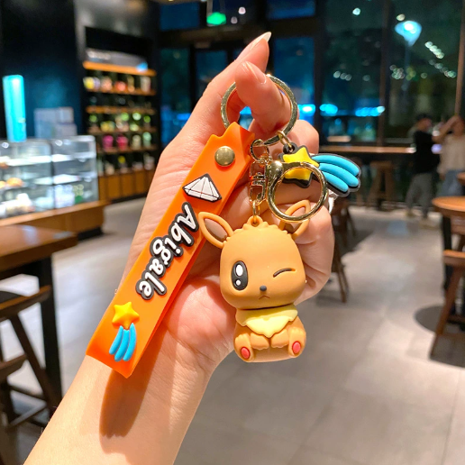 Pokemon Eeevelution Rubber Keychains