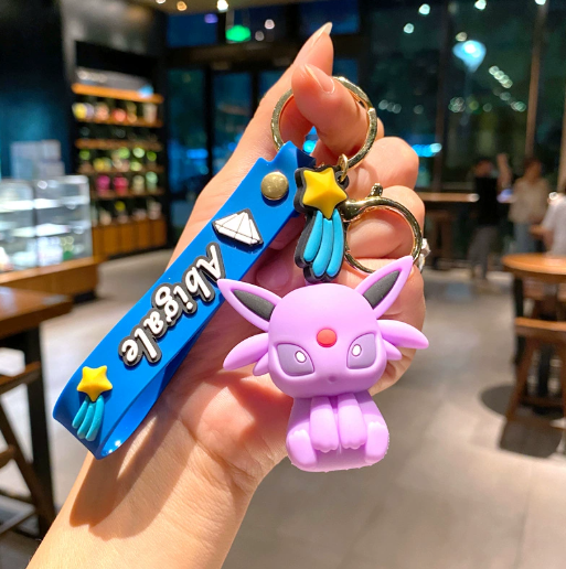 Pokemon Eeevelution Rubber Keychains