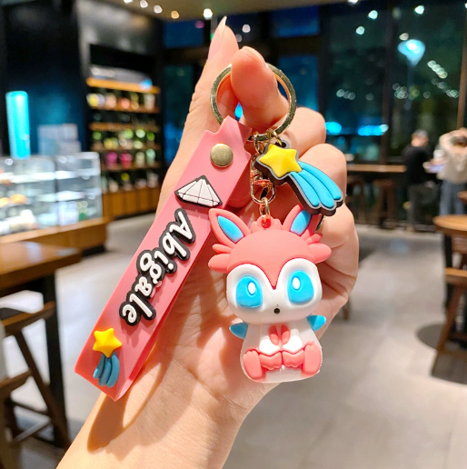 Pokemon Eeevelution Rubber Keychains