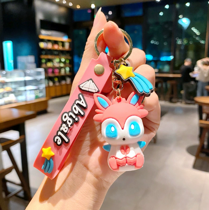 Pokemon Eeevelution Rubber Keychains