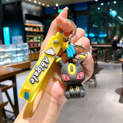 Pokemon Eeevelution Rubber Keychains