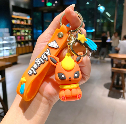 Pokemon Eeevelution Rubber Keychains