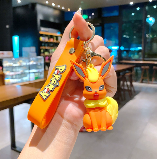 Pokemon Eeevelution Rubber Keychains