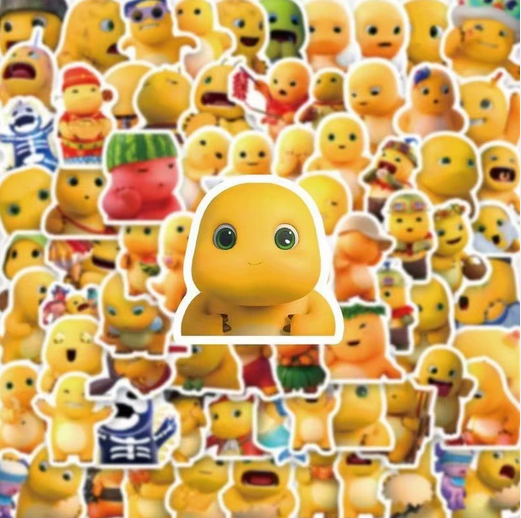 5 Random Dudu Piyenge Monster Stickers