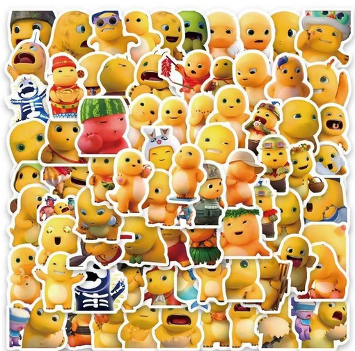 5 Random Dudu Piyenge Monster Stickers