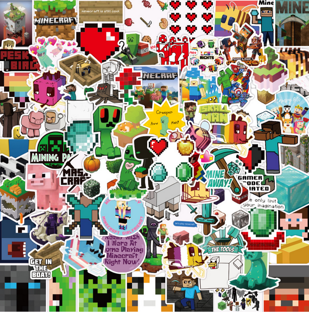 5 Random Minecraft Stickers