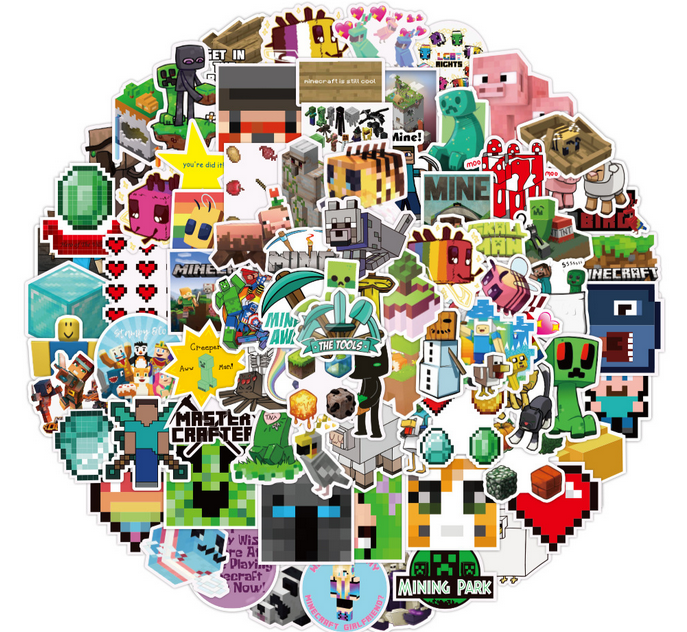 5 Random Minecraft Stickers