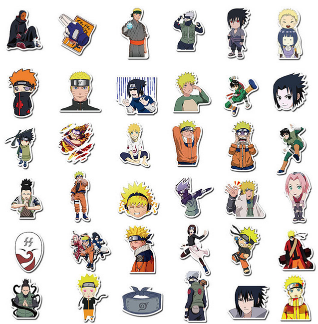 5 Random Naruto Stickers