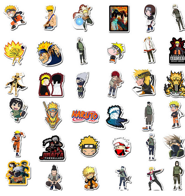 5 Random Naruto Stickers