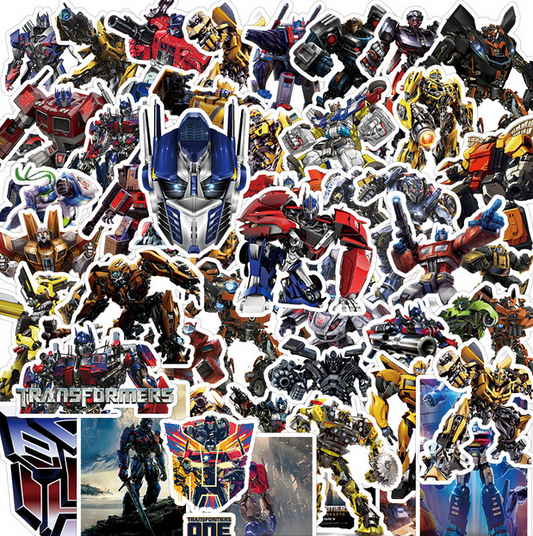 5 Random Transformers Autobots Stickers