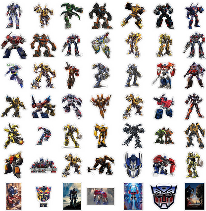 5 Random Transformers Autobots Stickers