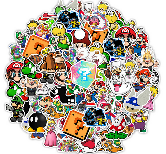 5 Random Super Mario Stickers