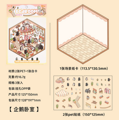 DIY Cabin Stickers [Assemble To Your Liking] !!